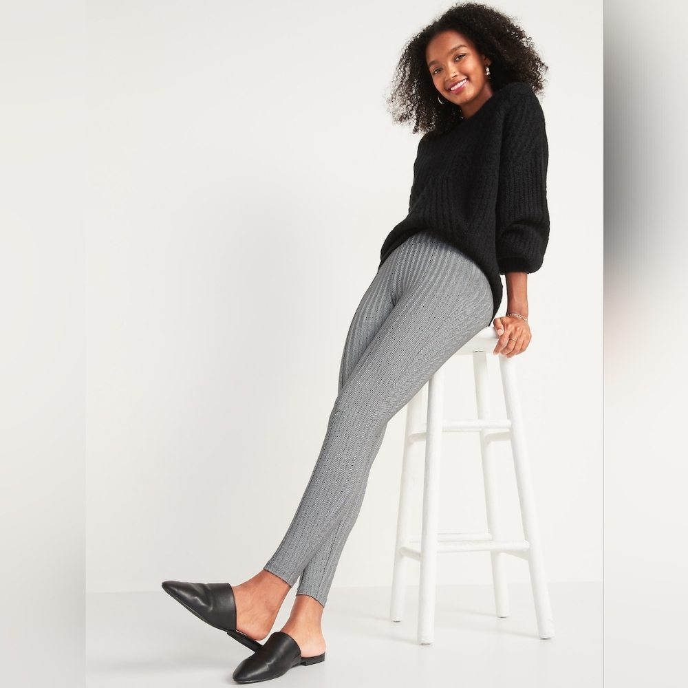 Herringbone Stevie Ponte Knit Pants